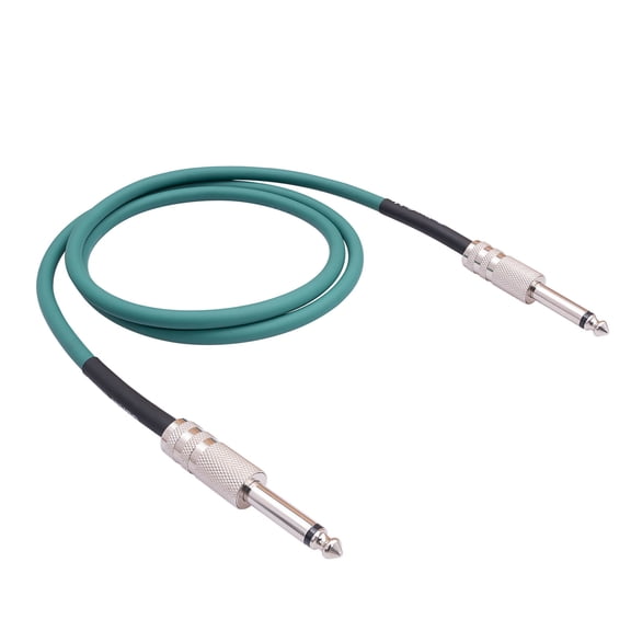 6.35mm Mono Cable for Electric Guitar Sound Mixer Electronic Drum Excellent Interference Shielding Reduction