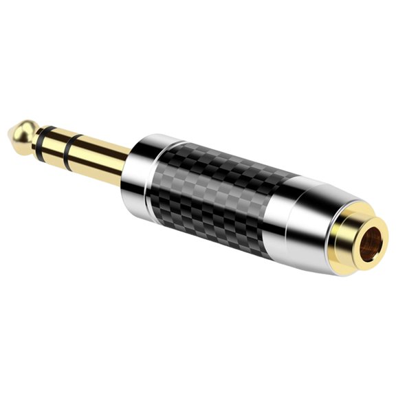 6.35mm to 2.5 3.5 4.4mm Headphone Adapter, Full Metal Sound Connectors with Gold Platings for Clear Sound Transmission