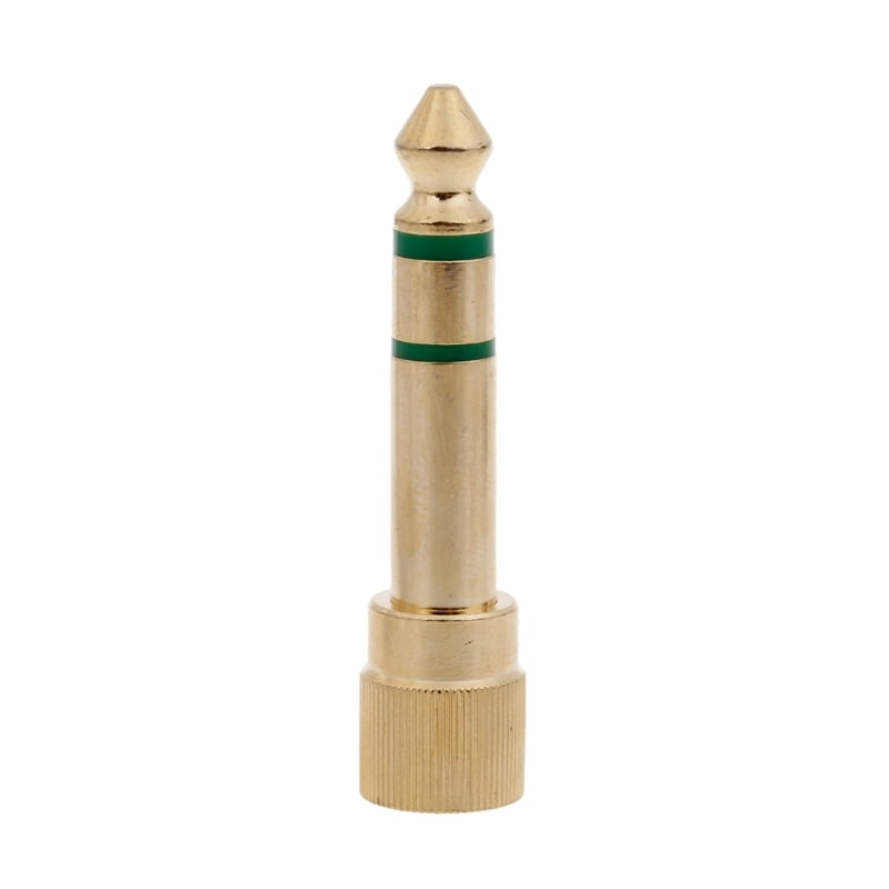 6.35mm to 3.5mm Adapter Gold Plated 6.35 Male to 3.5 Female Plug Converter for Headphones