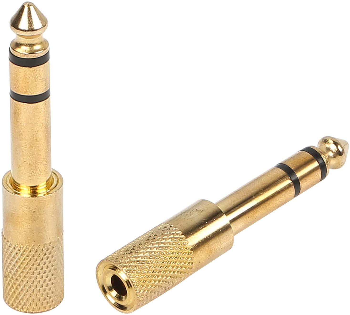 6.35mm to 3.5mm Stereo Headphone Adapter 1/4 Inch Male to 1/8 Inch