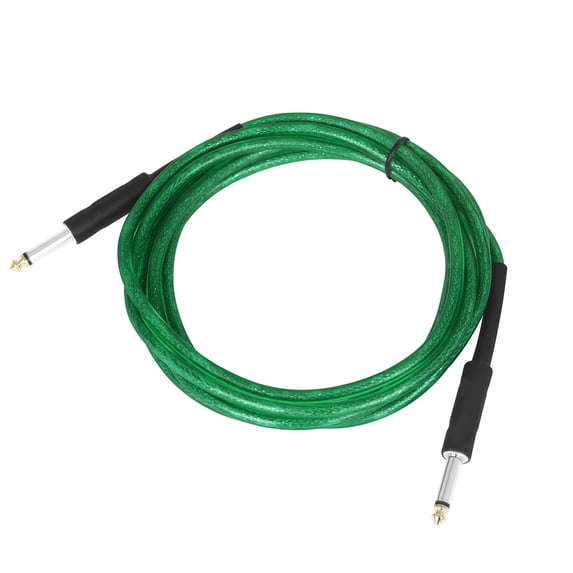 6.35mm to 6.35mm Guitar Amplifier Cable Coppers Wire Guitar Amplifier Cable 1/4In Instrument Cable Guitar Keyboard Cable