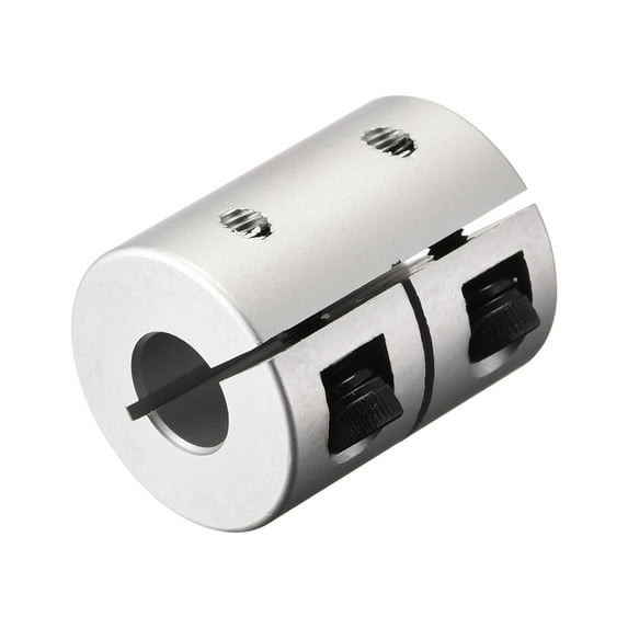 6.35mm to 8mm Shaft Coupling 25mmx20mm Coupler Aluminum Alloy Joint Motor, 2 Pack