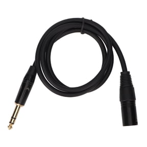 6.35mm to XLR Cable Male to Male 1/4 Inch TRS Stereo to XLR Balanced Mic Cord for Speaker - 3.3 Feet / 1 m