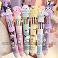 thumbnail image 1 of 6-36pcs New Cartoon Sanrio 10 Colors Ball Pen Cute Colorful Graffiti Hand Account Marker Pen Stationery Wholesale, 1 of 5