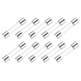 thumbnail image 1 of Uxcell 6.3A 250V Glass Fuses 5x20mm Time Delay Fuses Slow Blow Fuses 10Pcs, 1 of 5