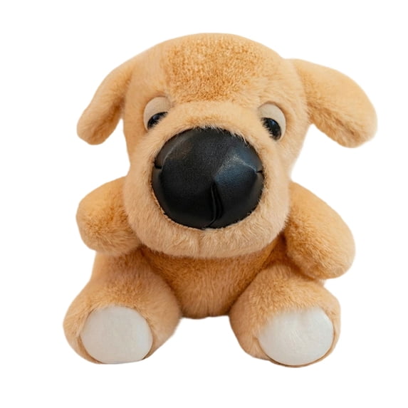6.3in Cute Big Head Dog Plush Toy, Soft Puppy Stuffed Animal Figure, Cuddly Doggy Companion Doll, Playful Pet Decorative Ornament, Gift for Any Occasion