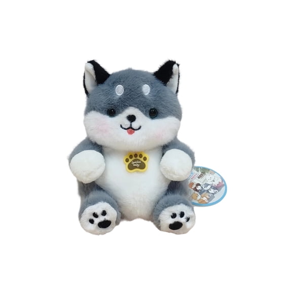 6.3in Yellow Cat Plush Toy Figure, 6.3in Soft Kitten Stuffed Animal, Cute Kitty Doll for Desk Decor, Miniature Feline Plushie, Small Yellow Cat Mascot, Cuddly Animal Figurine