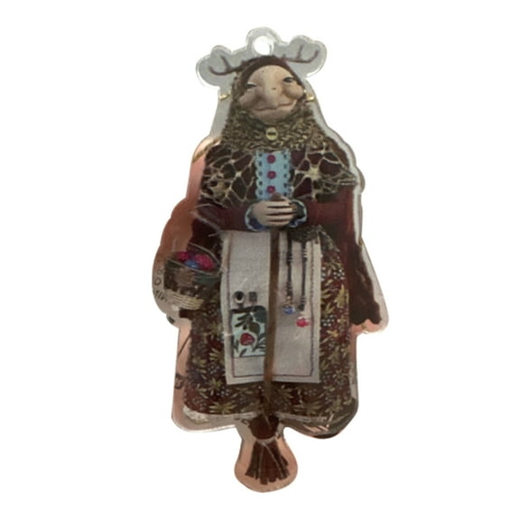 6.3inches Height Handmade Kitchen Witch Doll,Enchanting Good Luck Charm Cooking Doll,Unique Kitchen Home Decoration