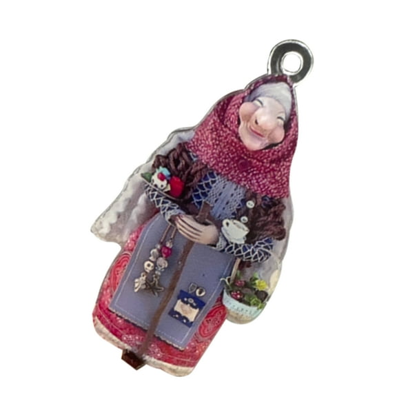 6.3inches Height Handmade Kitchen Witch Doll,Enchanting Good Luck Charm Cooking Doll,Unique Kitchen Home Decoration