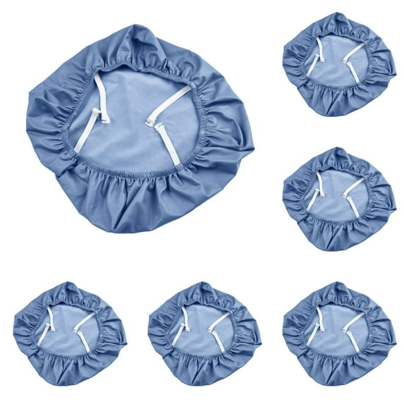 6/4/2/1PCS Stretchable Chair Cover, PU Leather Chair Cover Elastic Seat Protector, Dining Room Seat Kitchen Chairs Cover Removable Rotating Chair Slipcover for Desk Chair Armrest Chairs