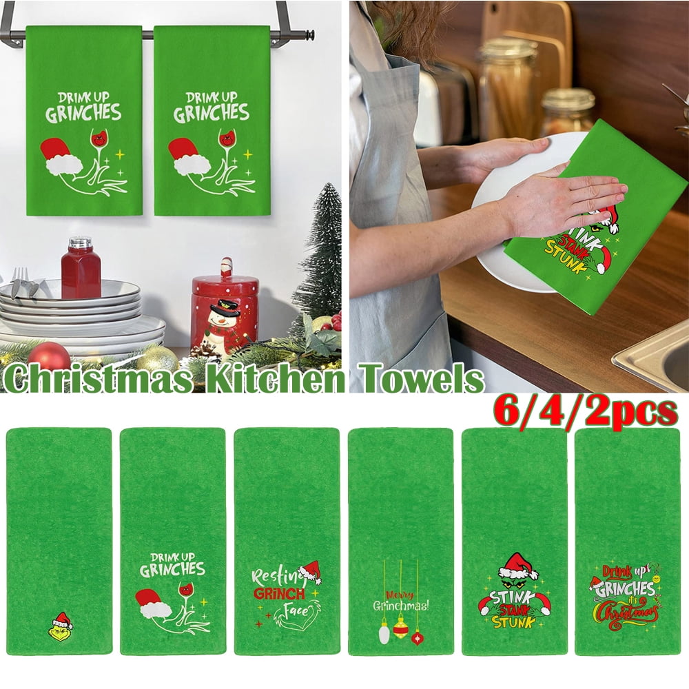 Grinch hand towels sale