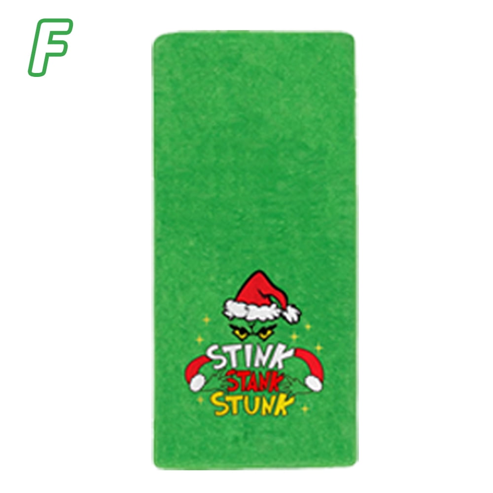 Grinch Christmas Kitchen Towels Dish Towels, Holiday Absorbent Hand