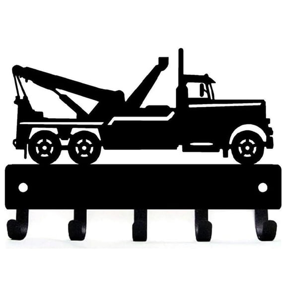 64.25 Inch Tow Rig Key Rack Hanger Metal Wall Hook for Living Room