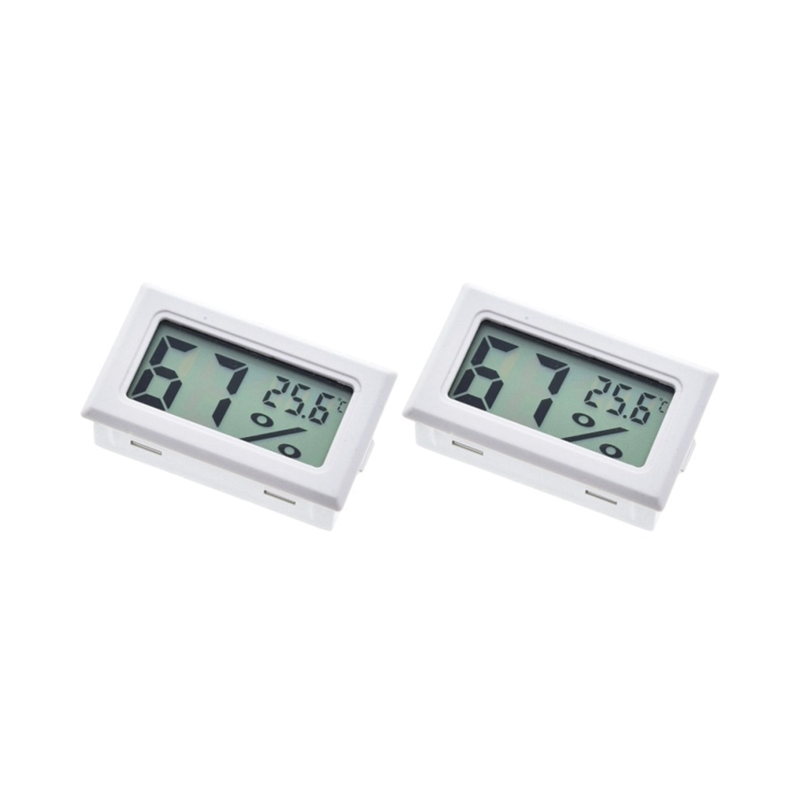 6/4/2pcs Digital LCD Thermometer Hygrometer Indoor Room Mini Electronic Temperature Humidity - 2PCS WHITE ℃