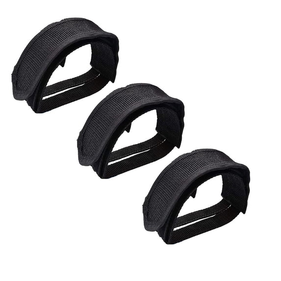 6/4/3/2/1Pc Bike Pedal Strap Toe Clips Straps Tape Adjustable Anti-Slip Double Adhesive Bicycle Feet Straps