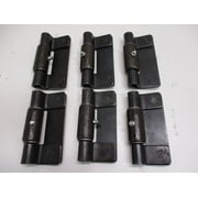 6 4.5 Steel Butterfly Weld On Hinges / Cargo Utility Trailer Ramp Door Hinges