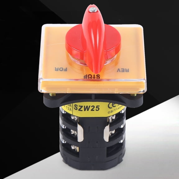 6.4*6.4*4.2cm Three-stage Switch Rotary Universal Changeover Switch Selector Milling Machine Speed Control Switch