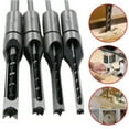 thumbnail image 1 of 6.4/8/9.5/12.7mm HSS Square Hole Drill Bit Auger Bit Steel Mortising Drilling Craving Woodworking Tools, 1 of 8