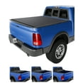 thumbnail image 1 of 6.4 Ft/76Inch Soft Quad Fold Truck Bed Tonneau Cover for RAM 2002-2024 Dodge Ram 1500 (Inclu. Classic & New); 2003-2024 Dodge Ram 2500 3500,W/O Rambox, 1 of 7
