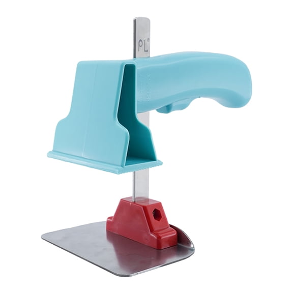 6" 4-In-1 Adjustable Height Sewing Fabric Clamp with 8"X4" Weighted Base And Comfort Grip Abs Handle, Quick-Release Button for Quilting Cutting Crafting, A Fabric Clamp