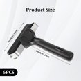 6 4-Inch Rubber Brayer Roller Set, Stainless Steel Handle, Non-Slip ...