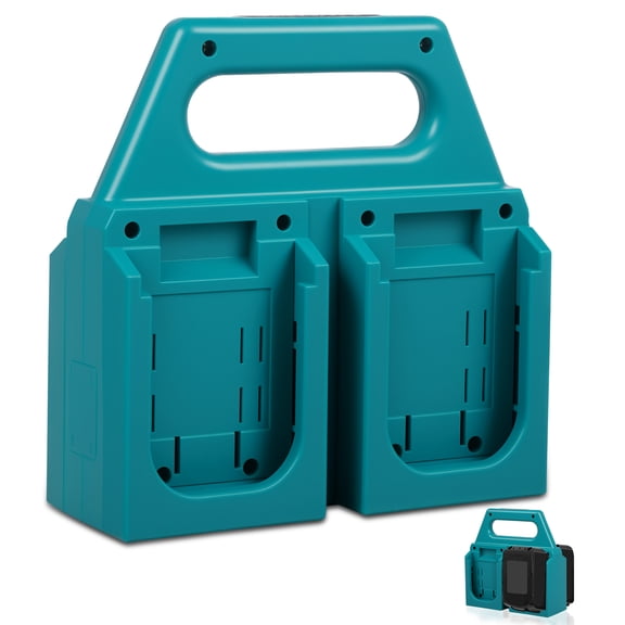 6/4 Slot Battery Holder for MK 18V and 14.4V | Portable and Rugged Battery Case Compact Organizer for Easy Storage and Transport Ideal for Tool Bag and Job Site Quick Access