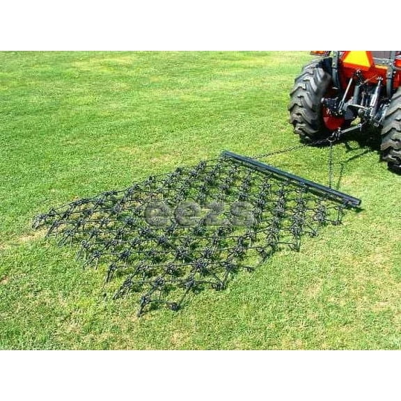 6' 4" W x 6' L Multi Action Drag Chain Harrow - Overall 9' Long - 1/2"