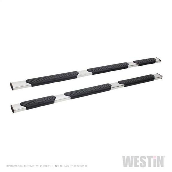 6.4 ft. Bed R5 M-Series Wheel-to-Wheel Nerf Step Bars for 2019-Current Ram 1500 Crew Cab, Polished
