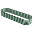 thumbnail image 1 of 6.4' x 2' x 1' Metal Raised Garden Bed Kit, Galvanized Steel Planter Box with Protective Edging, Green, 1 of 11