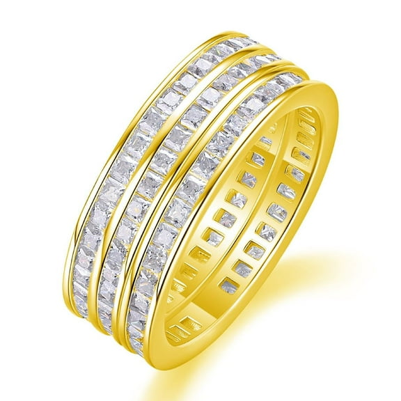 6.48 Carat Moissanite Rings for Women D Color VVS1 S925 Sterling Silver Round Cut Moissanite Promise Rings Simulated Diamond Wedding Bands Lab Diamond Engagement Rings