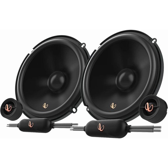 6.5" 2-Way Car Speaker System, Component Audio Stereo, Pair