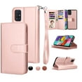 thumbnail image 1 of 6.5" 2020 Galaxy A51 5G Case, Samsung Galaxy A51 5G Wallet Case, Njjex Luxury PU Leather 9 Card Slots Holder Carrying Folio Flip Cover [Detachable Magnetic Hard Case] & Kickstand & Hand Strap, 1 of 5
