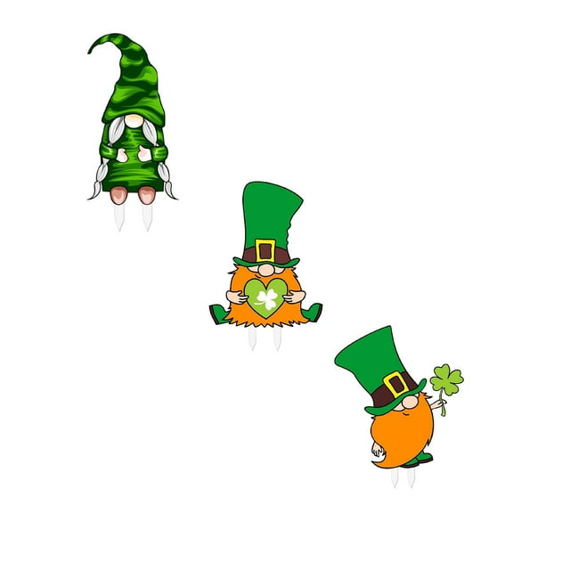 st patricks day garden stakes
