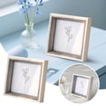 thumbnail image 1 of 6.5*6.5inch Square Picture Frame, Wall and Desktop Display Photo Frame, Display Case Box for Memorabilia, Wedding Memories, Crafts and Photos, 1 of 7