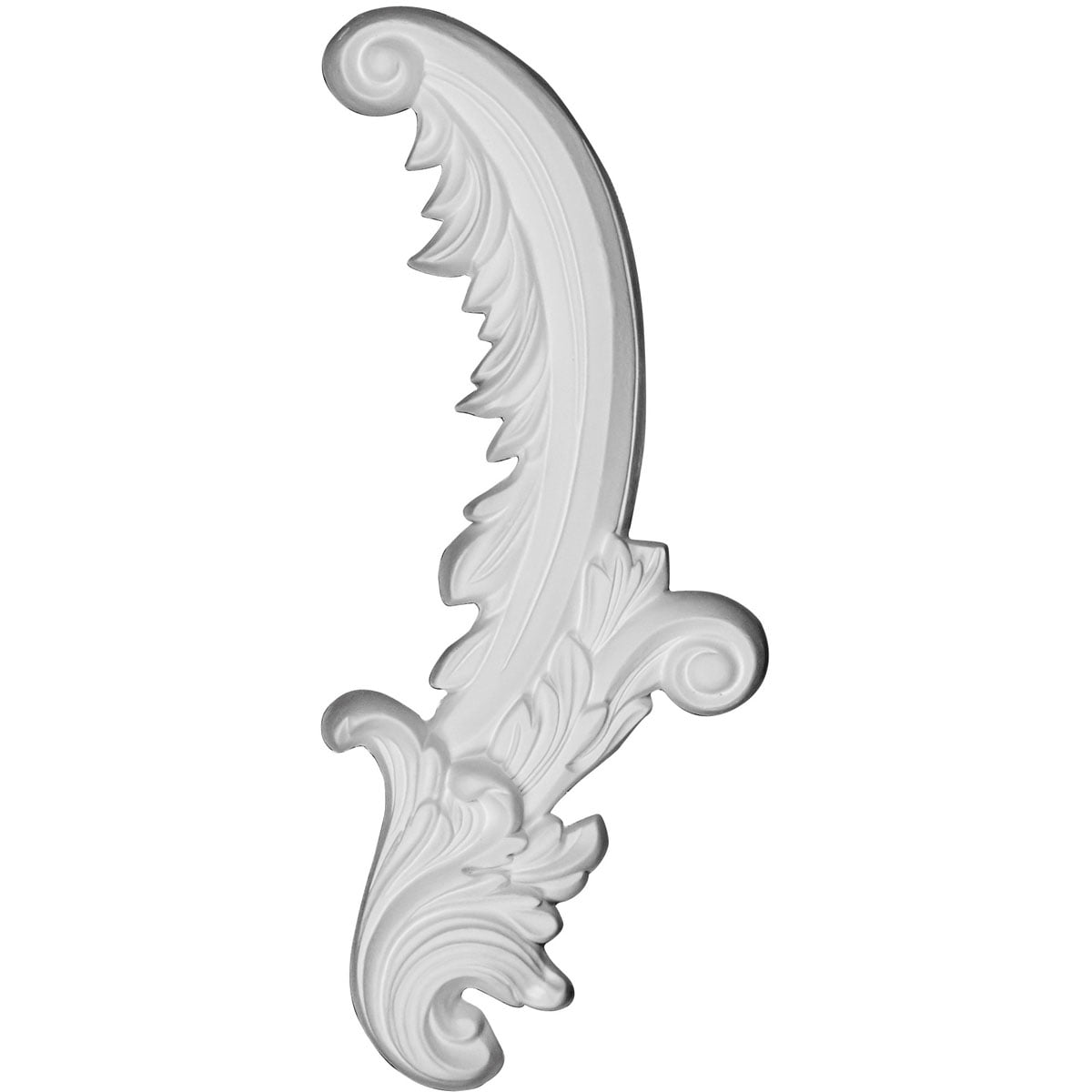 Medway 6.63'' White Primed Urethane Scroll Onlay