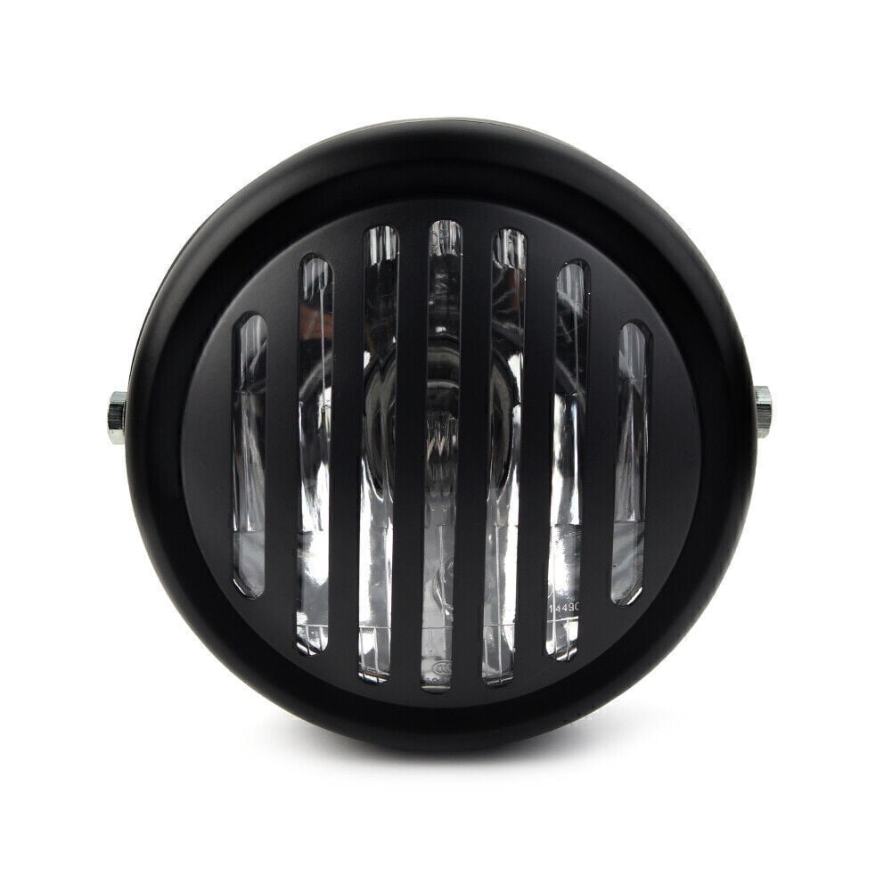 KIMISS 5.5in Vintage Motorcycle Grille Headlight Headlamp - View #11