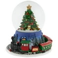 thumbnail image 1 of Northlight Rotating Train And Christmas Tree Musical Animated Snow Globe - 6.25", 1 of 6
