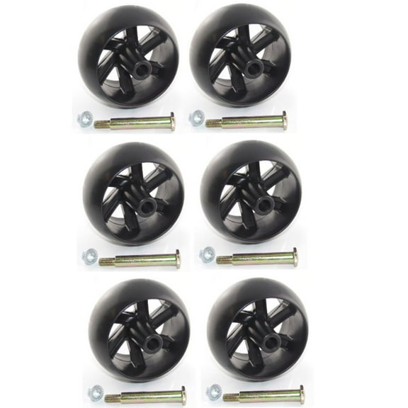 (6) 5" Deck Wheels Compatible With Husqvarna 174873, 532174873