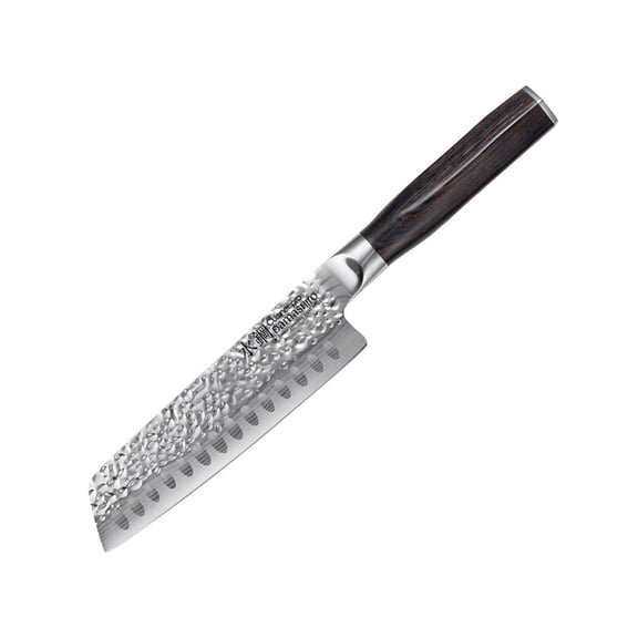 6.5" Emperor Santoku Knife - Stainless Steel Blade for Slicing, Dicing and Mincing