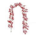 thumbnail image 1 of 6.5 FT Christmas Red Berry Garland, Artificial Red and Burgundy Berry Christmas Garland for Indoor Outdoor Home Fireplace Decoration for Winter Holiday New Year Decor B, 1 of 2