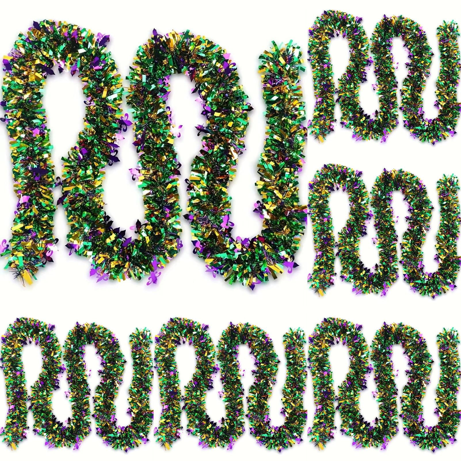 Tinsel Mardi Gras Hoops main image 1