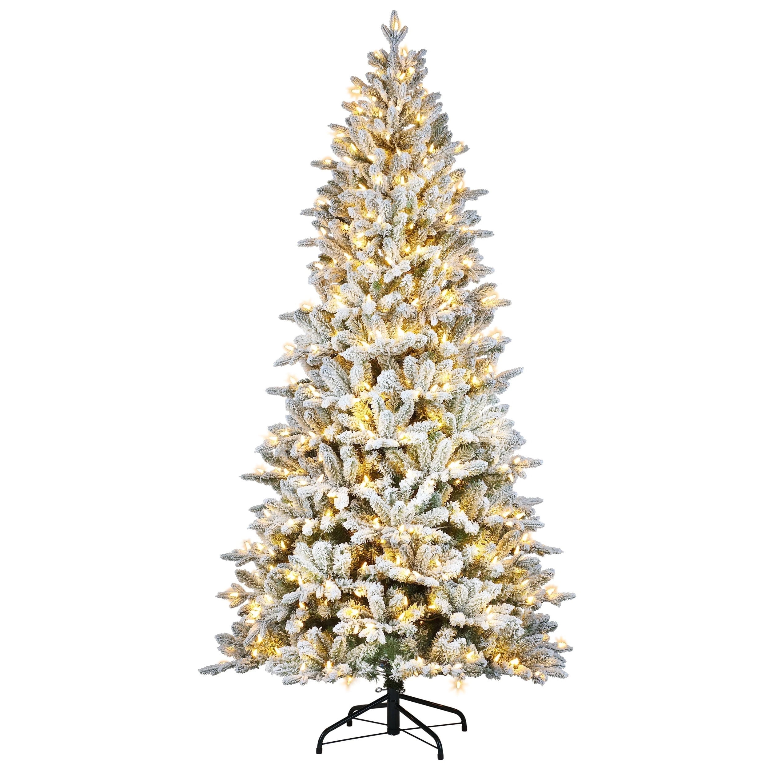 Mr Christmas 6.5' LED 55-Function Tree with Alexa (Flocked)
