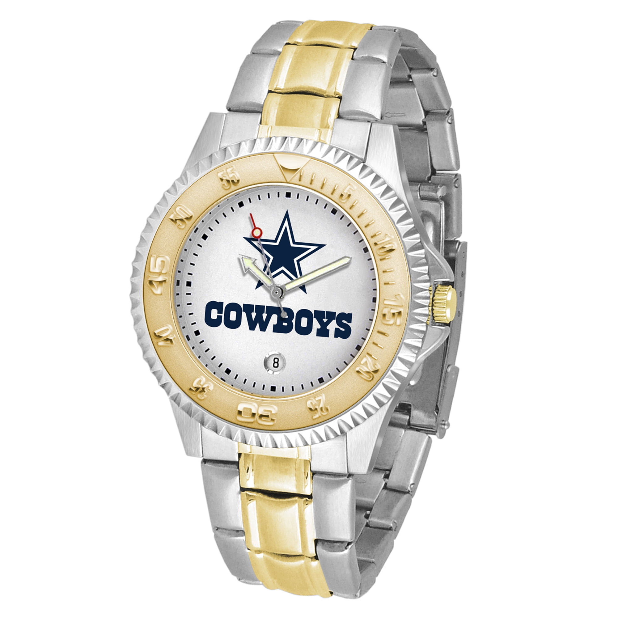 Dallas Cowboys Two-Tone Zone Watch - Walmart.com