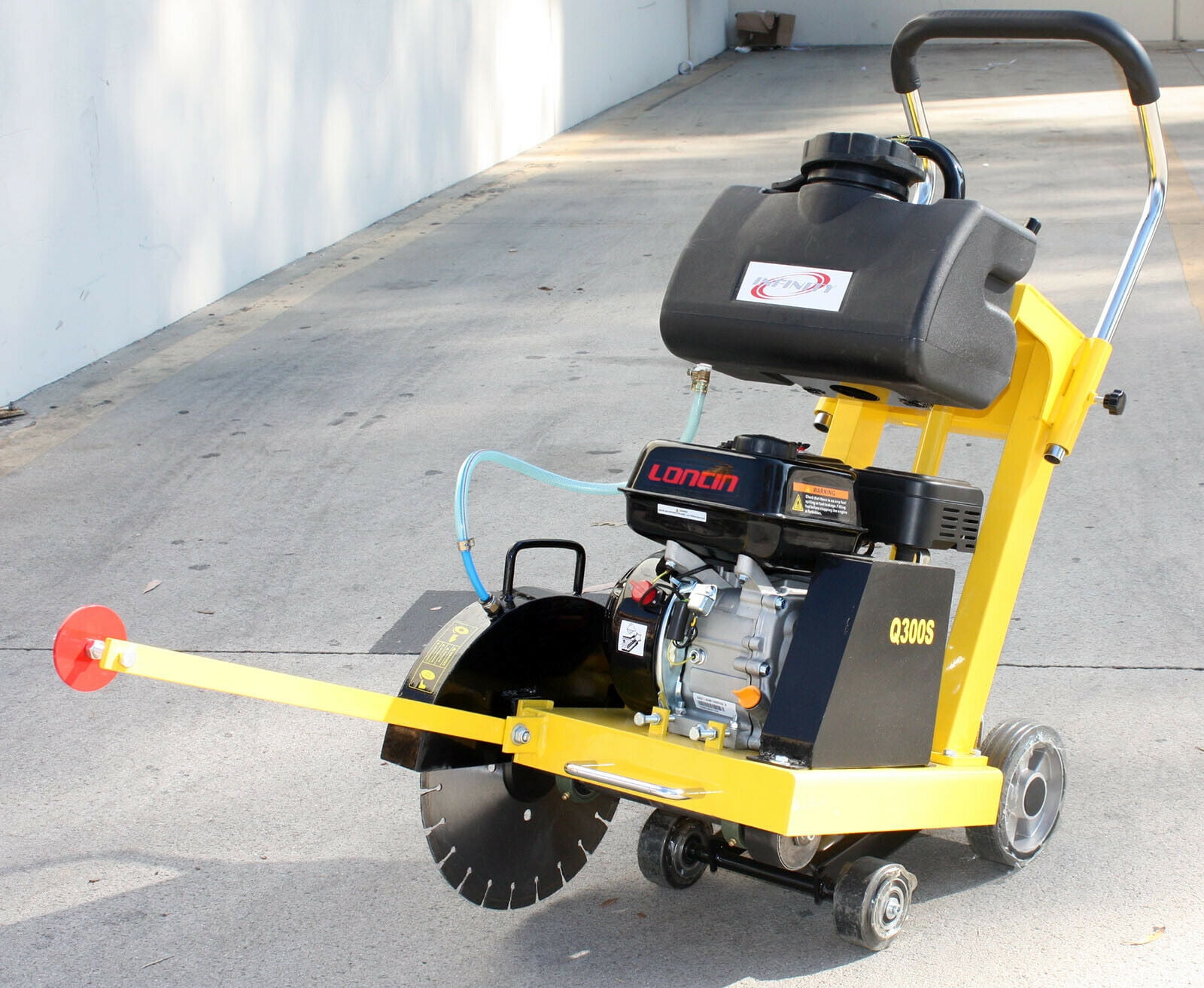 6.5 HP 196cc Gas Power Walk Behind Floor Concrete Cement 14" Cut OffSaw w/Blade
