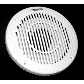 6.5" Inch Dual Cone Waterproof Marine Speaker - Round Straight Grill Boat Spa RV