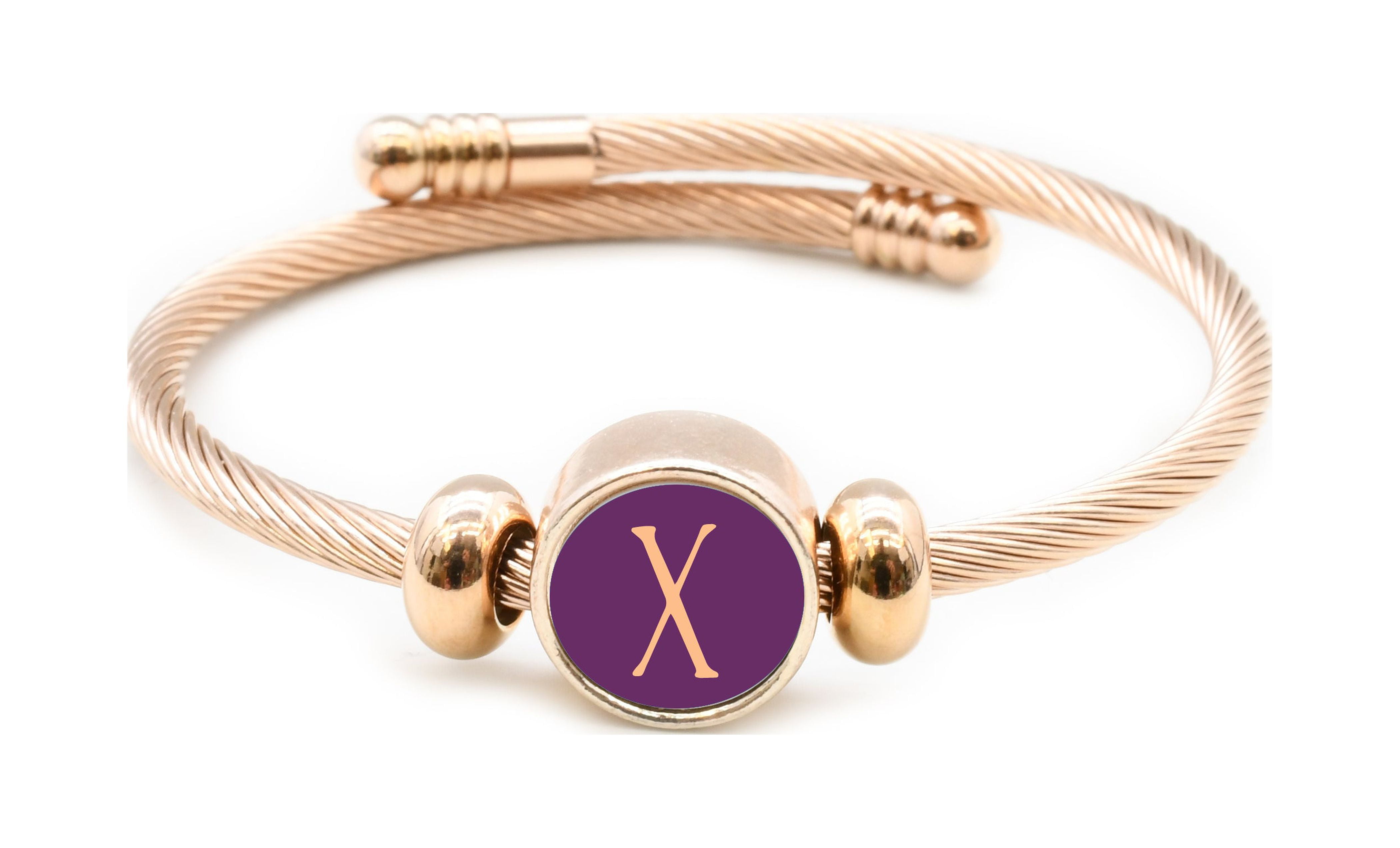 Rose Gold Anchor Bracelet 6 Inches