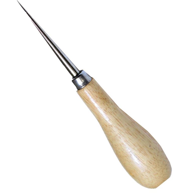 Stainless Steel Awl with Plastic Handle