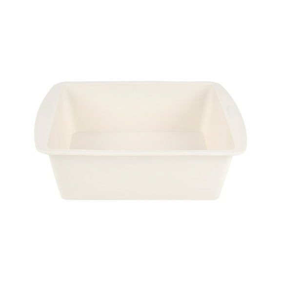 6.5 Inch Silicone Cake Baking Pan | Non-Stick Foldable Baking Mold for Cakes, Bread & Desserts | Food-Grade Easy Clean Dishwasher Safe | Includes 1 Tray (19.5x17.5x5.5cm)