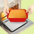 thumbnail image 1 of 6.5 Inch Square Silicone Cake Baking Mold Pan for Baking Desserts, 1 Count, 1 of 2