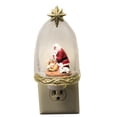 thumbnail image 1 of 6.5" Kneeling Santa Nightlight Swivel Plug by Roman, 1 of 3